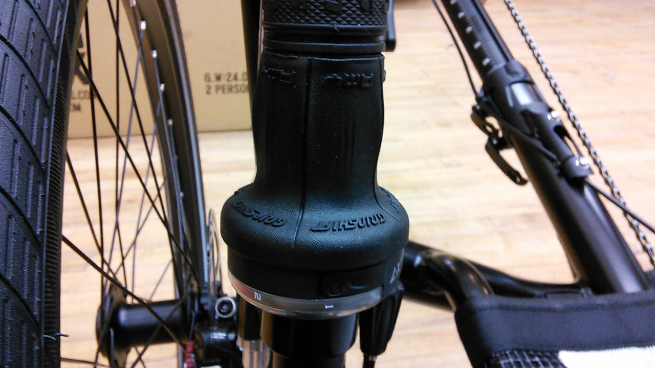 Sturmey Archer Rear Hub Grip Shifter - 3 Speeds (left side) - 