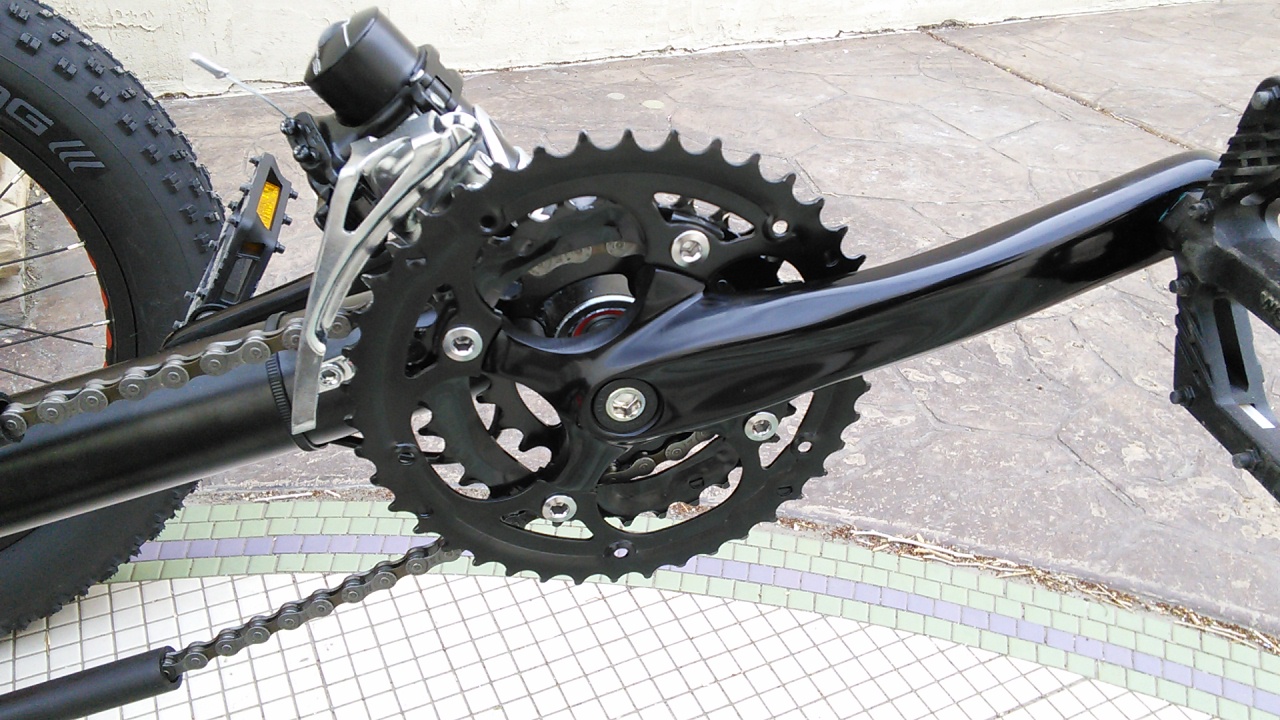 Sun Triple Crankset - 