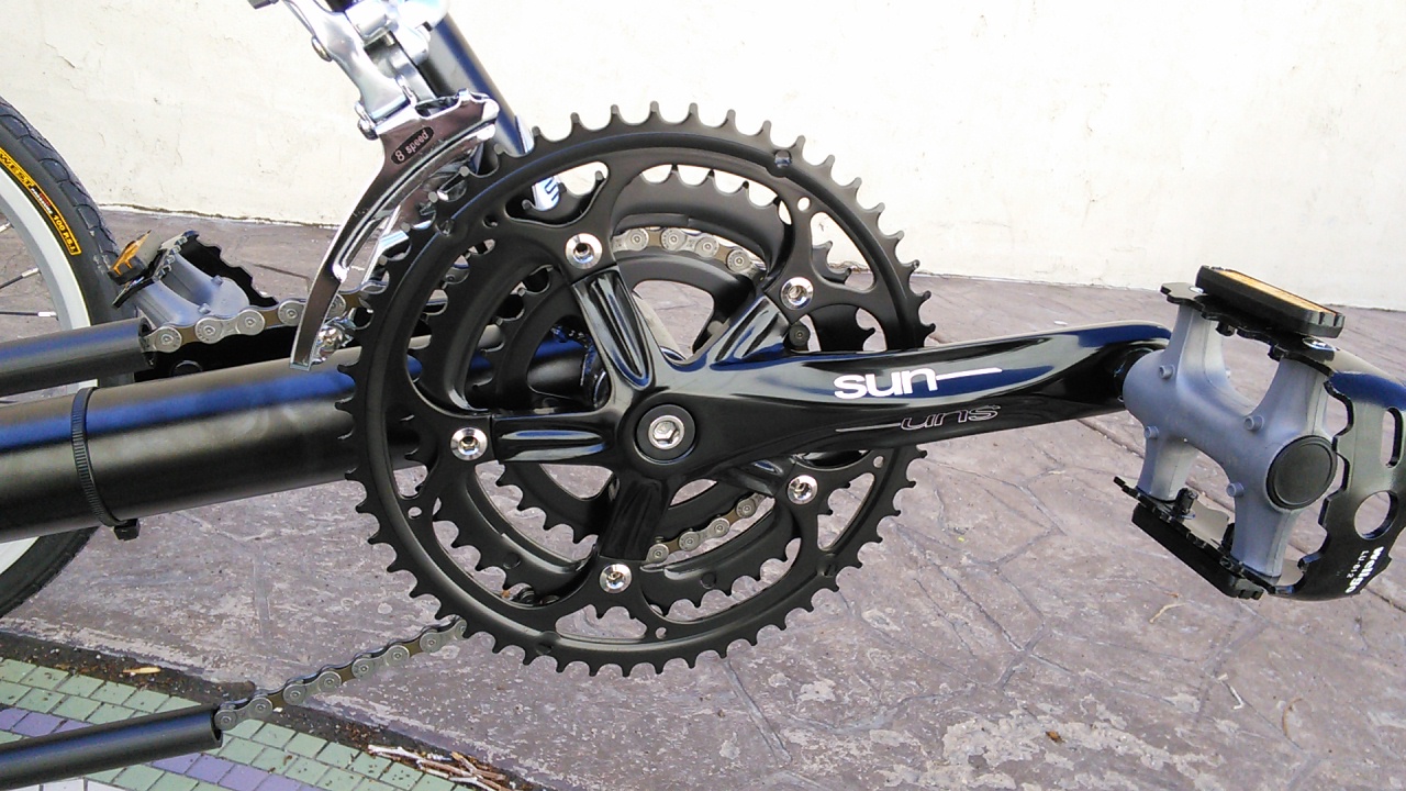 Sun Triple Crankset - 