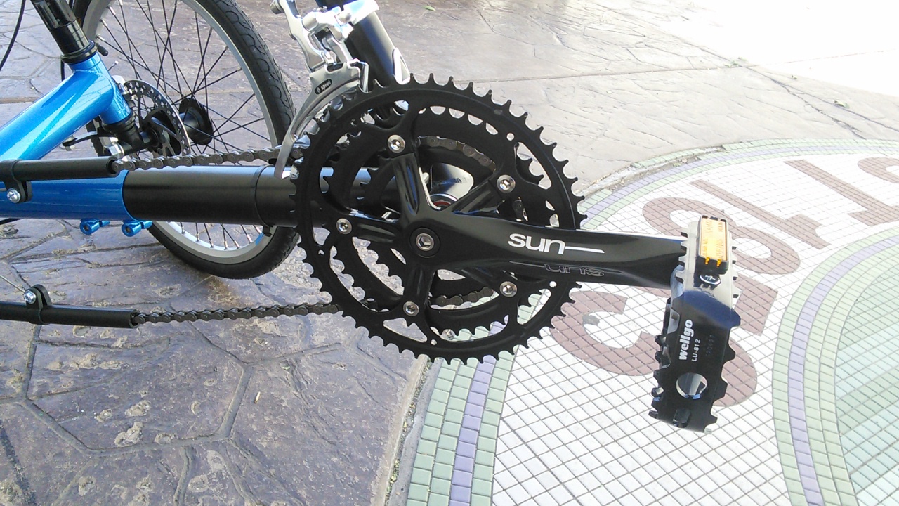 Sun Triple Crankset - 