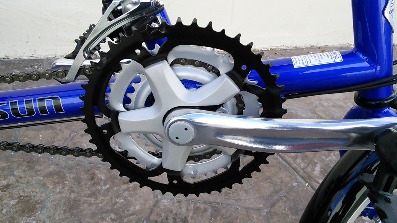 Sun Triple Crankset - 