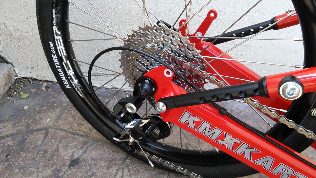 KMX 11-36T 10 Speed Cassette w/Microshift Derailleur and Bar End Shifter - 