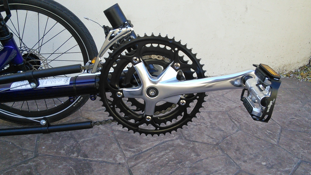 Sun Stamped 30/42/52 Triple Crankset - 