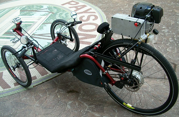 Utah Trikes Wheel Extension Kit - To accommodate a larger wheel, we installed our Catrike Wheel Extension Kit on this Expedition.