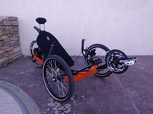 KMX Thunderbolt Motorized Recumbent Electric Trike