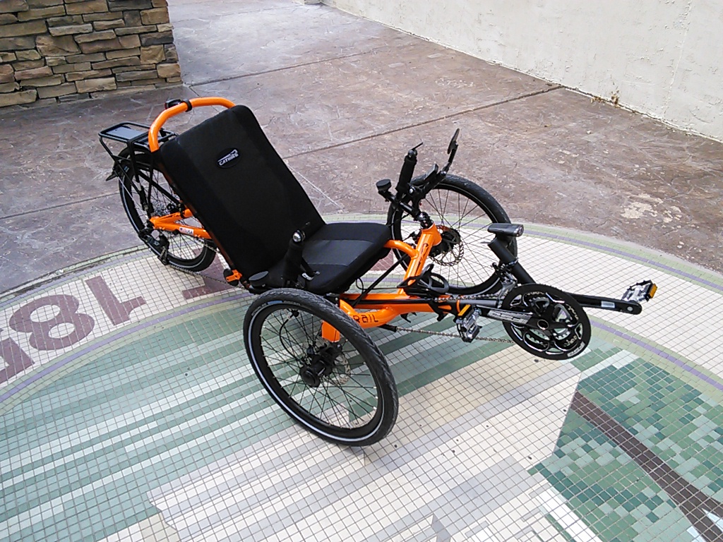 Catrike Trail Folding Recumbent Trike