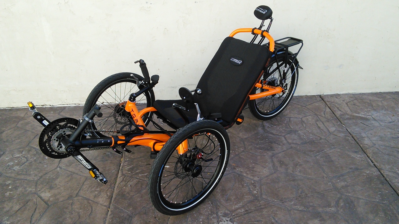 Catrike Trail Folding Recumbent Trike