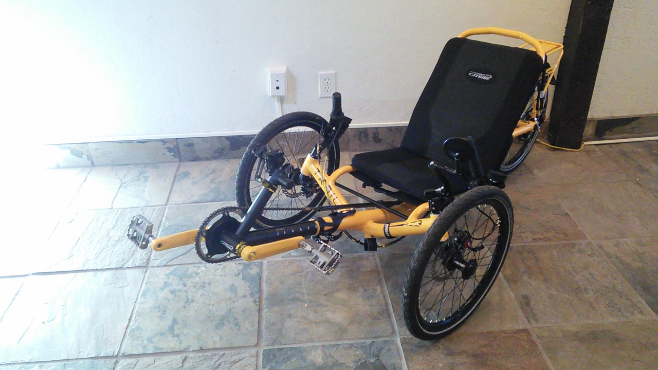 Catrike Trail Folding Recumbent Trike