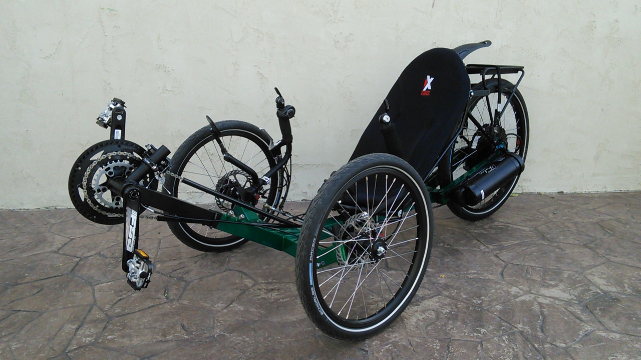 KMX Thunderbolt Motorized Recumbent Electric Trike