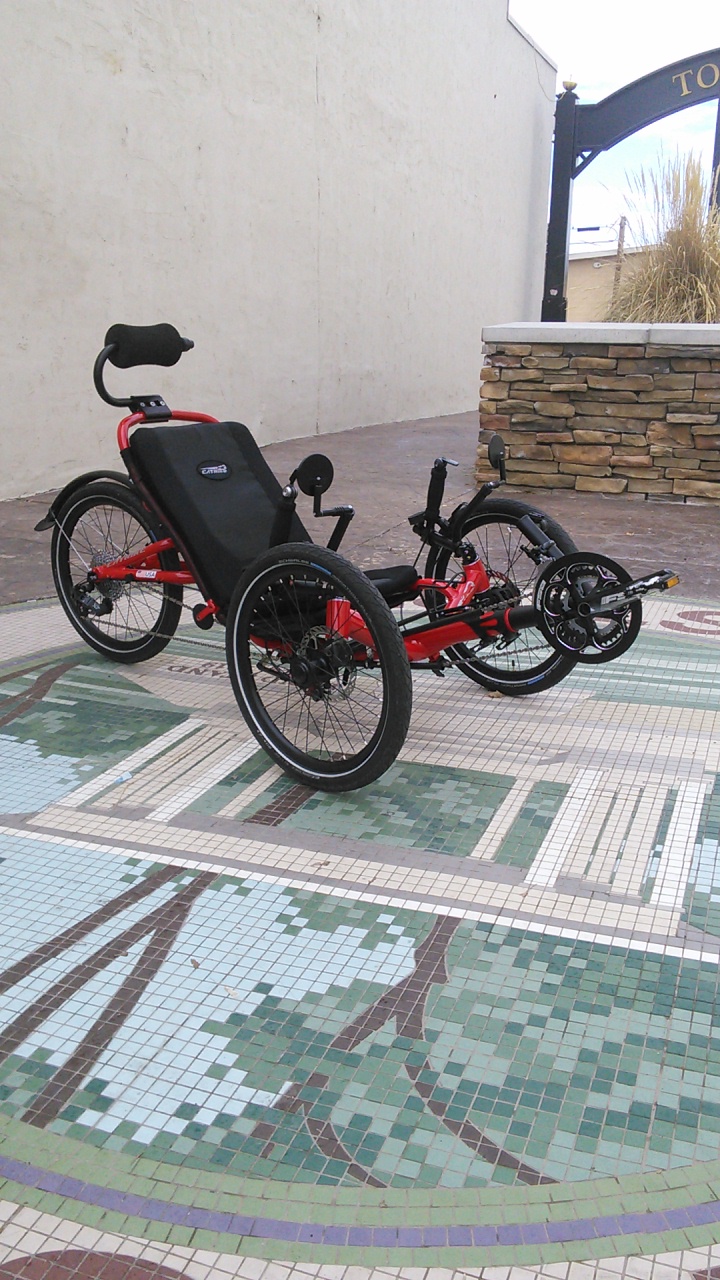 Catrike Trail Folding Recumbent Trike