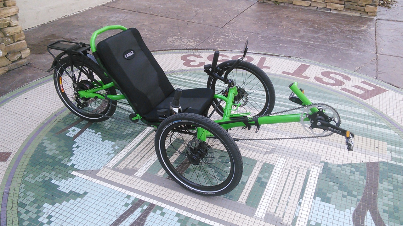 Catrike Trail Folding Recumbent Trike