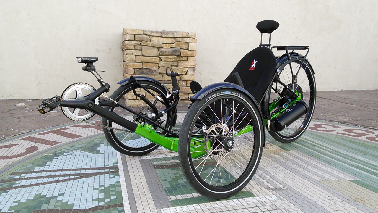 KMX Thunderbolt Motorized Recumbent Electric Trike