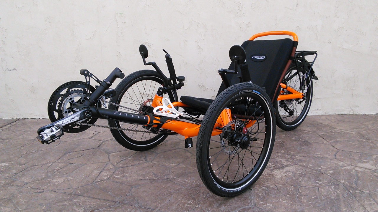 Catrike Trail Folding Recumbent Trike