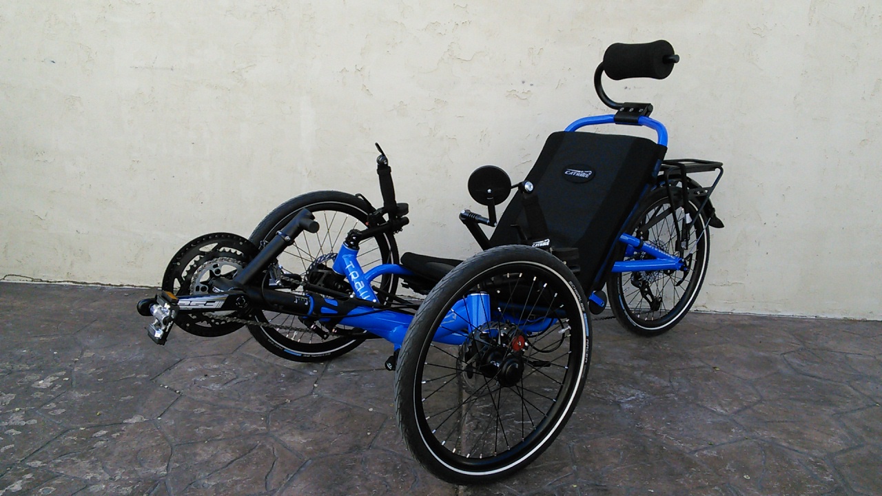 Catrike Trail Folding Recumbent Trike