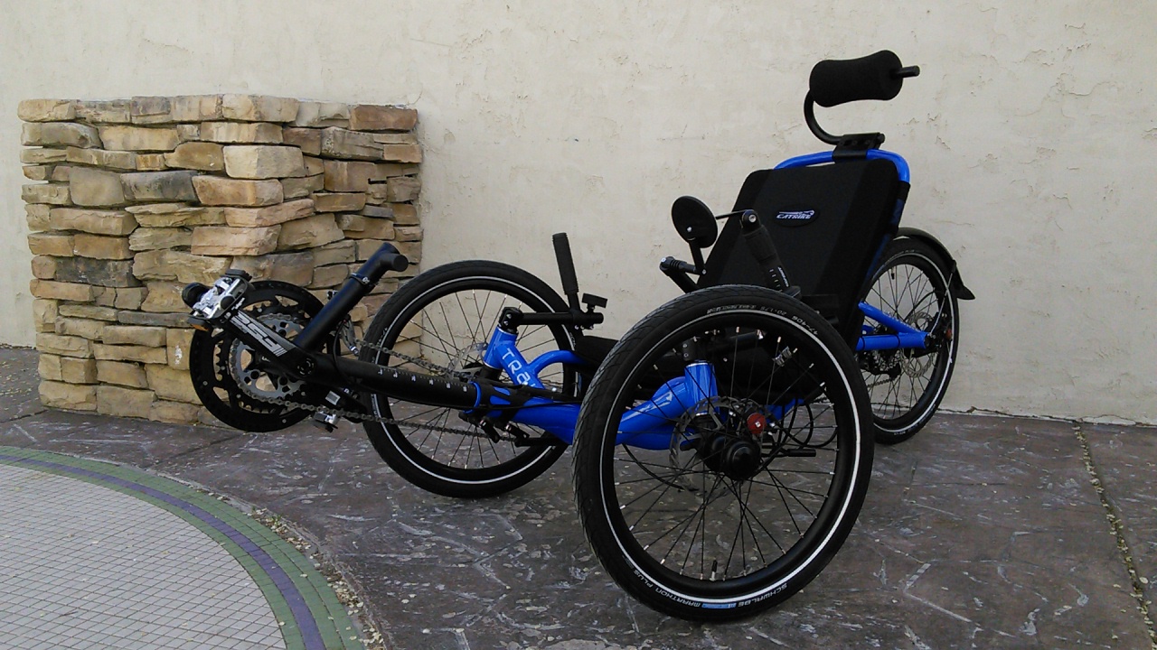 Catrike Trail Folding Recumbent Trike