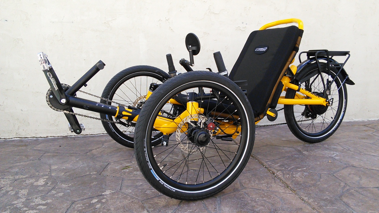 Catrike Trail Folding Recumbent Trike