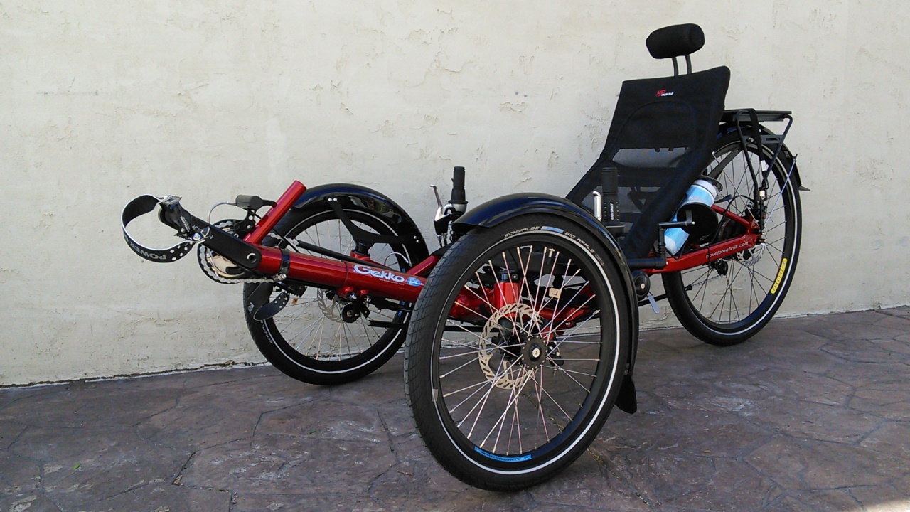 HP Velotechnik Gekko FX 26 Folding Trike Magma Red