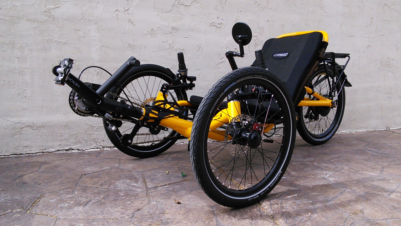 Catrike Trail Folding Recumbent Trike