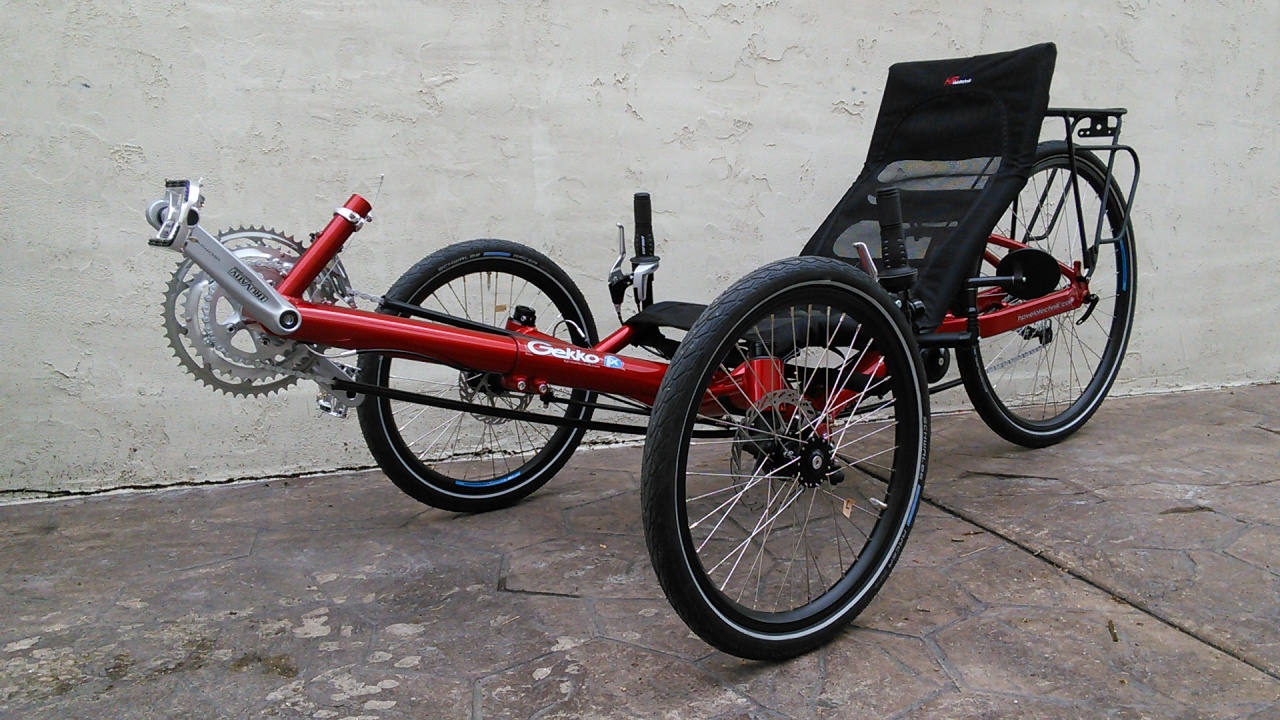 HP Velotechnik Gekko FX 26 Folding Trike Magma Red