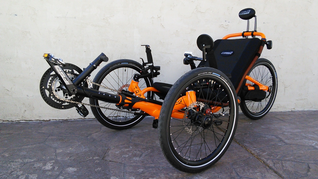 Catrike Trail Folding Recumbent Trike