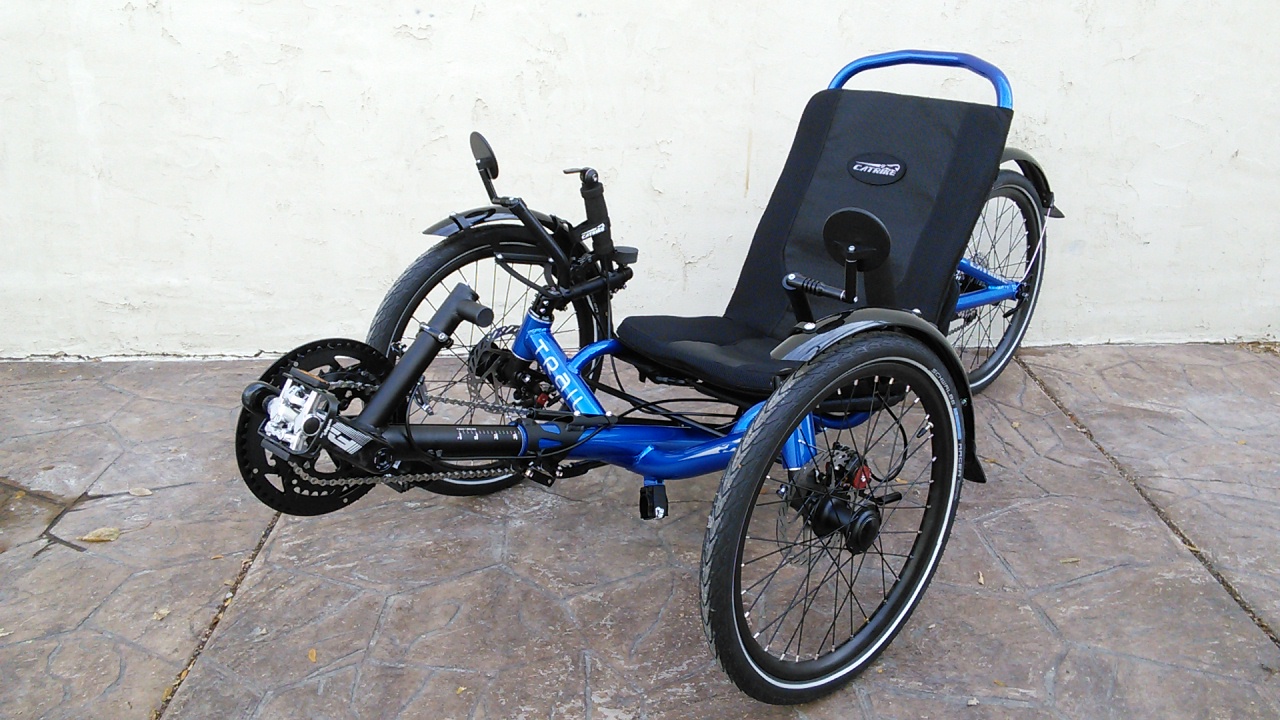 Catrike Trail Folding Recumbent Trike