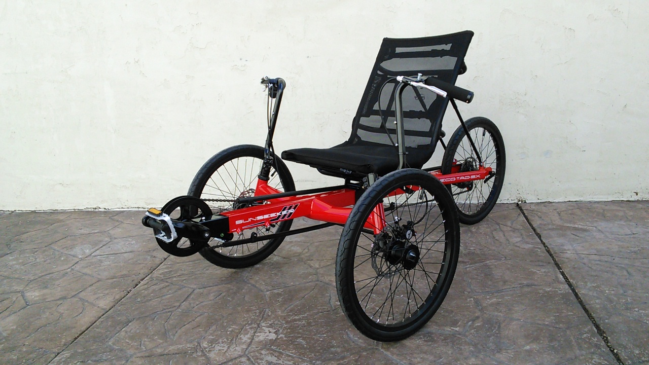 SunSeeker Eco Tad SX Tadpole Recumbent Trike