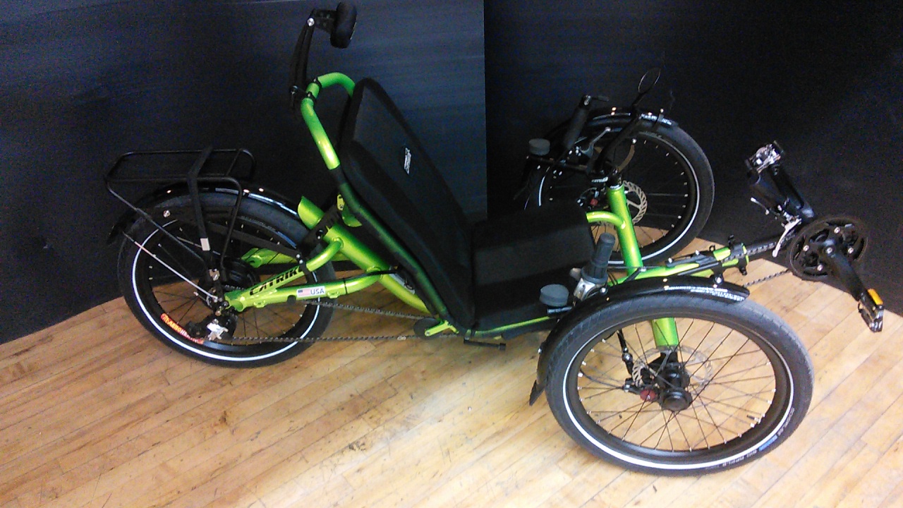 Catrike Trail Folding Trike Eon Green