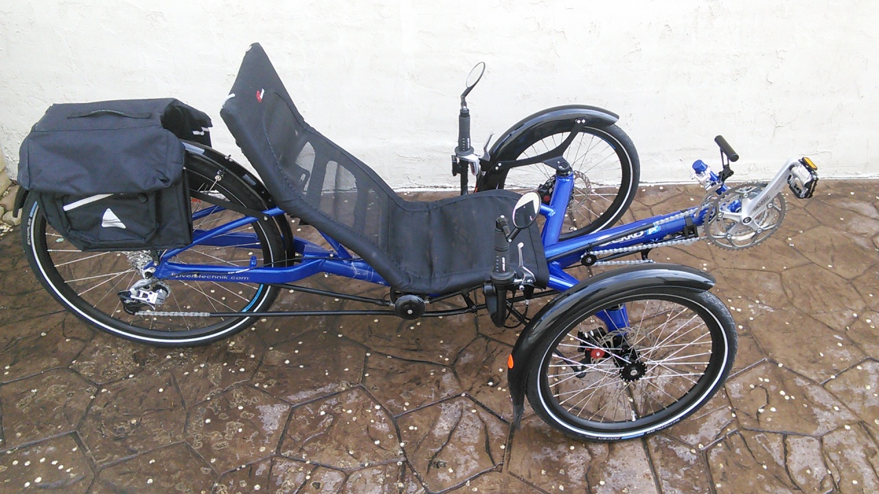 HP Velo Gekko FX 26 Folding Trike HP Factory Deep Blue