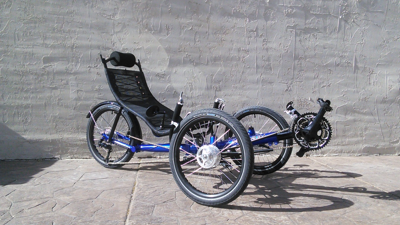 Greenspeed Mangum Folding Trike Blue