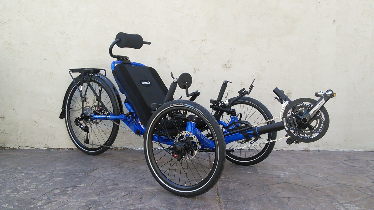 Catrike Road Suspension Trike Electric Blue