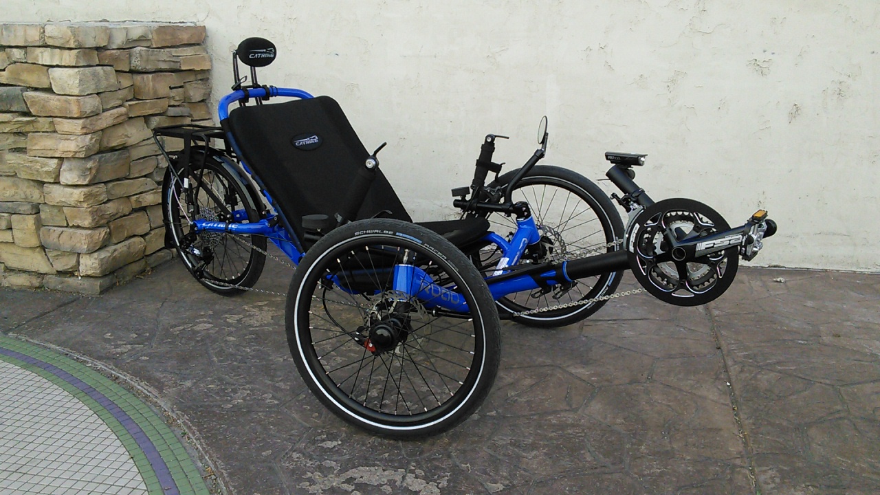 Catrike Road Suspension Trike Electric Blue