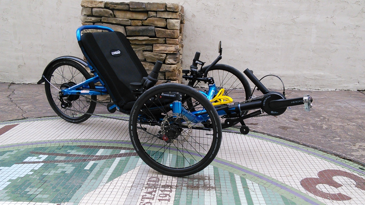 Catrike Trail Folding Recumbent Trike