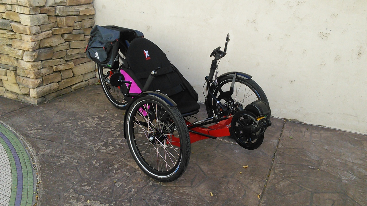 KMX Thunderbolt Motorized Trike Bengal Red