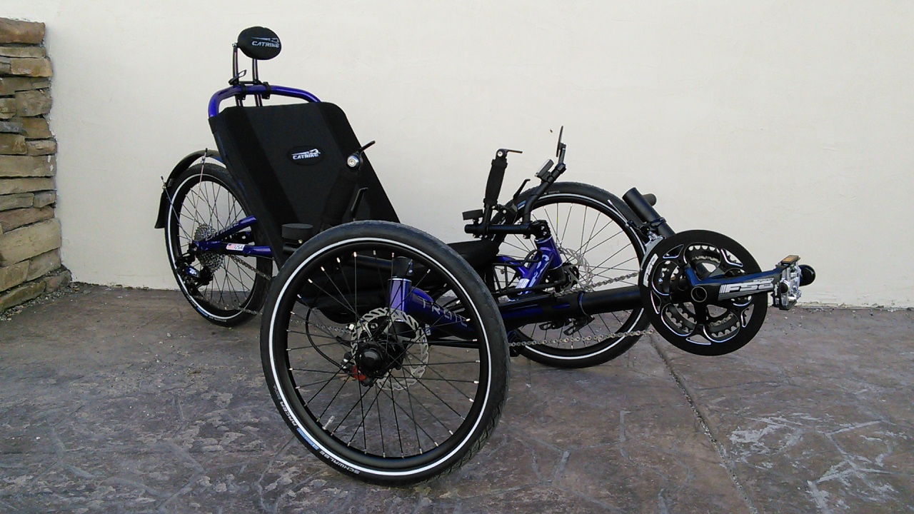 Catrike Trail Folding Recumbent Trike