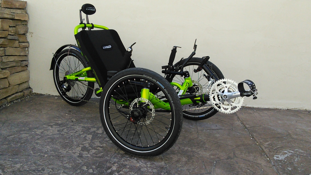 Catrike Trail Folding Recumbent Trike