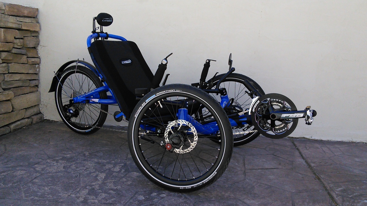 Catrike Trail Folding Recumbent Trike