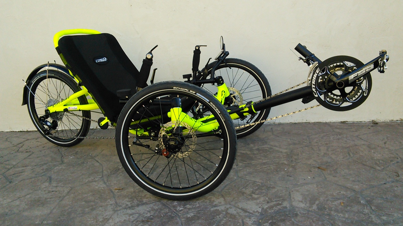 Catrike Trail Folding Recumbent Trike