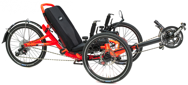 Catrike Trail Folding Recumbent Trike