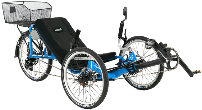 Lupe's Sky Blue Catrike Eola Recumbent Trike