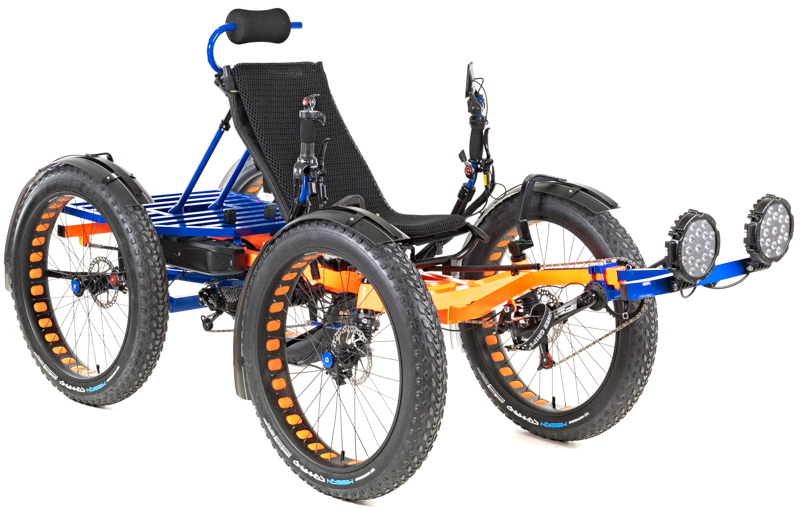 Revolution eQuad RS - Pedal-Electric Hybrid Recumbent Quad