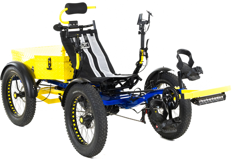 Revolution eQuad RS - Pedal-Electric Hybrid Recumbent Quad