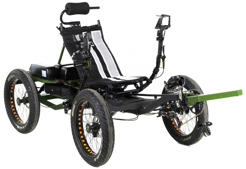 Revolution eQuad RS - Pedal-Electric Hybrid Recumbent Quad