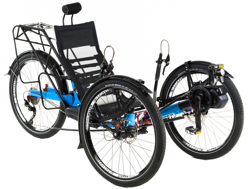 Azub Ti-FLY X Full Suspension Recumbent Trike