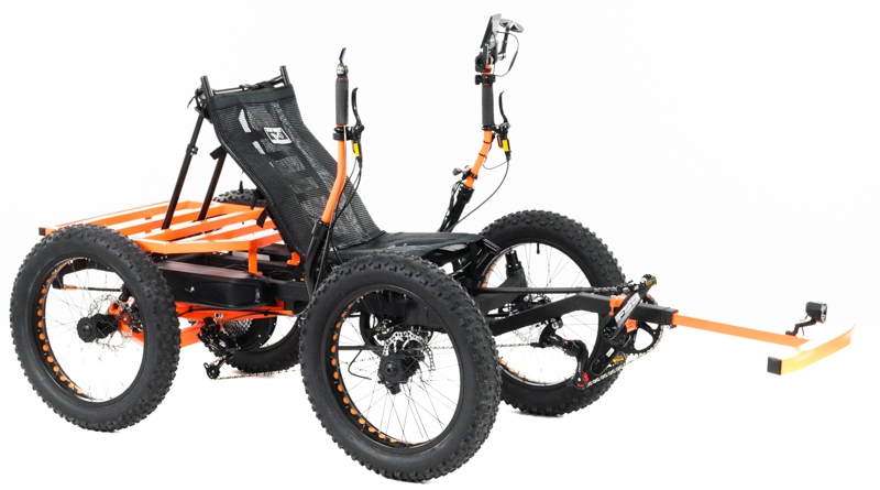 Revolution eQuad RS - Pedal-Electric Hybrid Recumbent Quad