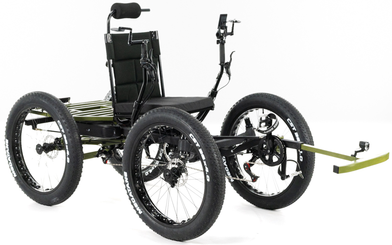 Revolution eQuad RS - Pedal-Electric Hybrid Recumbent Quad