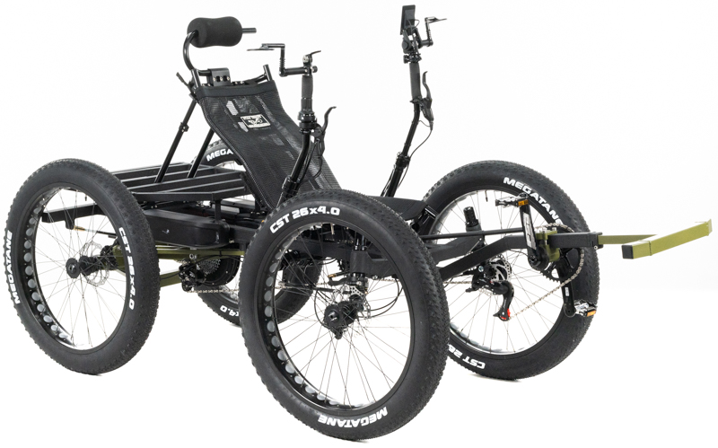 Revolution eQuad RS - Pedal-Electric Hybrid Recumbent Quad