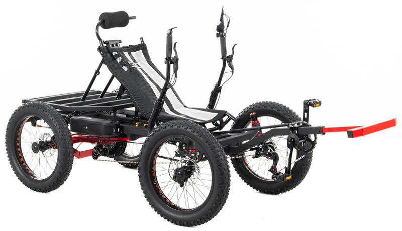 Revolution eQuad RS - Pedal-Electric Hybrid Recumbent Quad