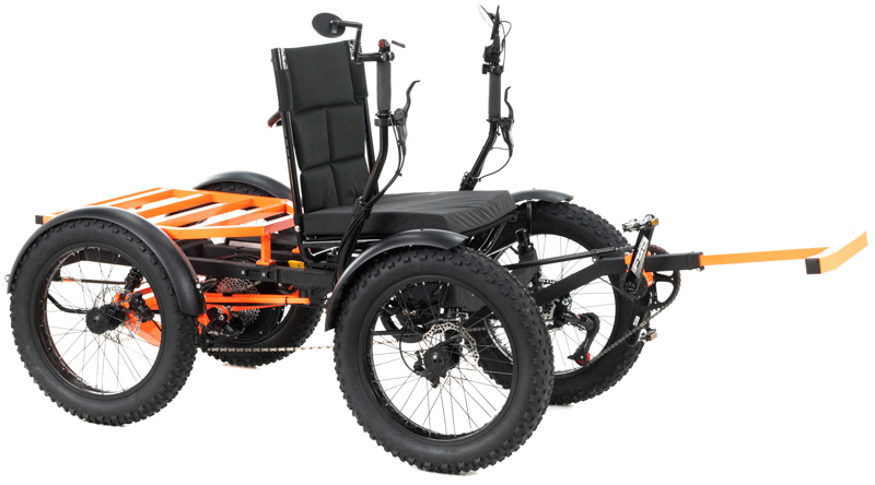 Revolution eQuad RS - Pedal-Electric Hybrid Recumbent Quad