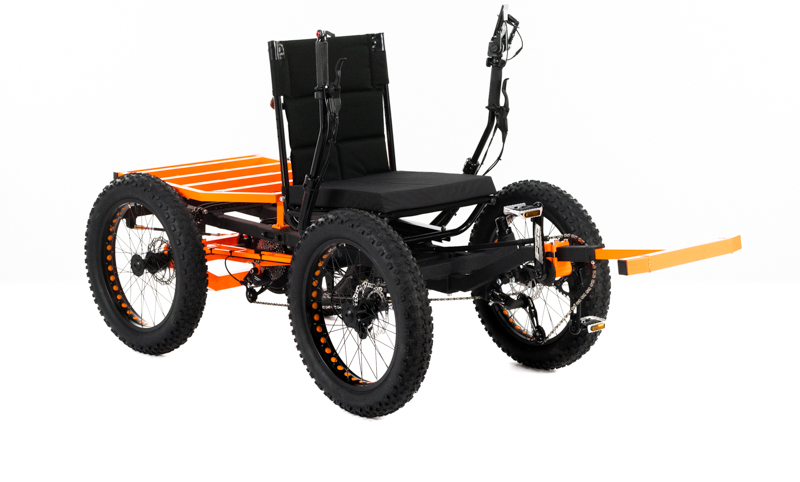 Revolution eQuad RS - Pedal-Electric Hybrid Recumbent Quad