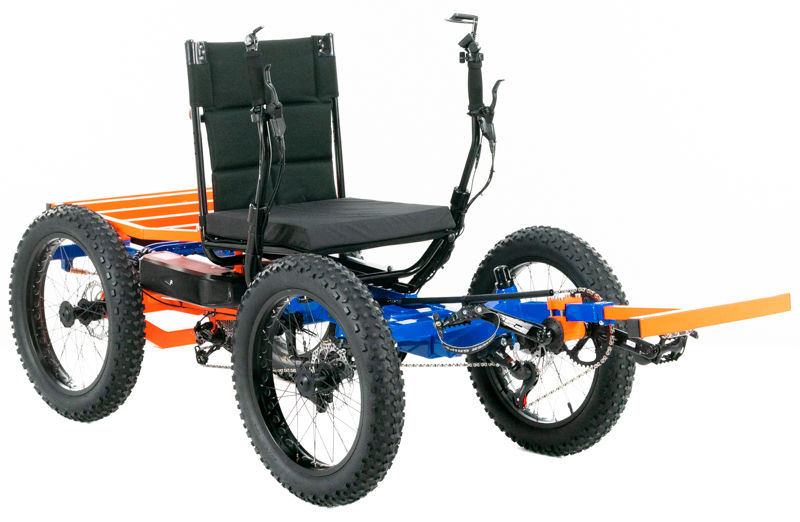 Revolution eQuad RS - Pedal-Electric Hybrid Recumbent Quad